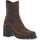 Schoenen Dames Enkellaarzen Diabolo Studio Boots / laarzen vrouw bruin Brown