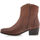 Schoenen Dames Enkellaarzen Vinyl Shoes Boots / laarzen vrouw bruin Brown