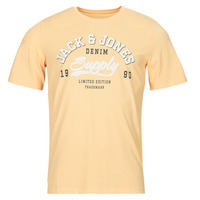 Textiel Heren T-shirts korte mouwen Jack & Jones JJELOGO TEE SS O-NECK 2 COL SS24 SN Orange