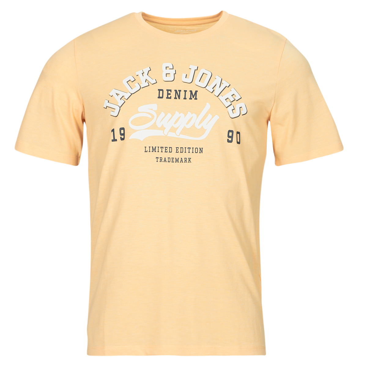 Textiel Heren T-shirts korte mouwen Jack & Jones JJELOGO TEE SS O-NECK 2 COL SS24 SN Orange