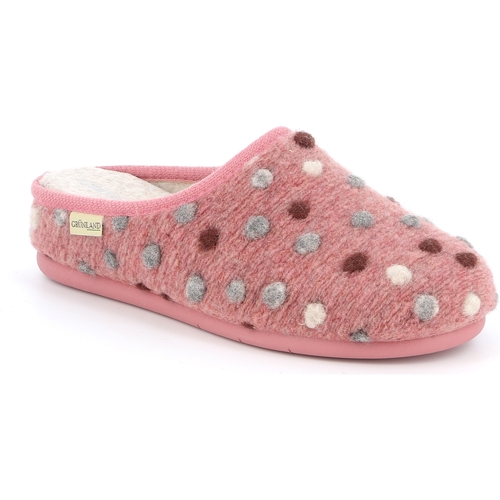 Schoenen Dames Leren slippers Grunland DSG-CI3175 Roze