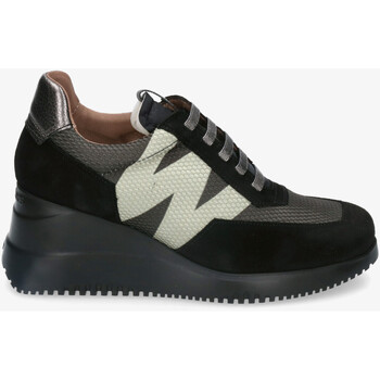 Schoenen Dames Sneakers Wonders G-6612-T Zwart