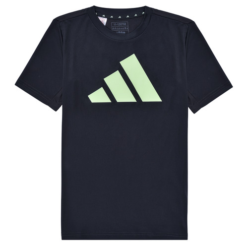 Textiel Jongens T-shirts korte mouwen Adidas Sportswear U TR-ES LOGO T Carbone / Groen