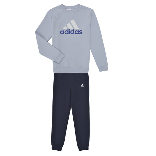 Textiel Jongens Trainingspakken Adidas Sportswear J BL FL TS Marine / Blauw / Wit