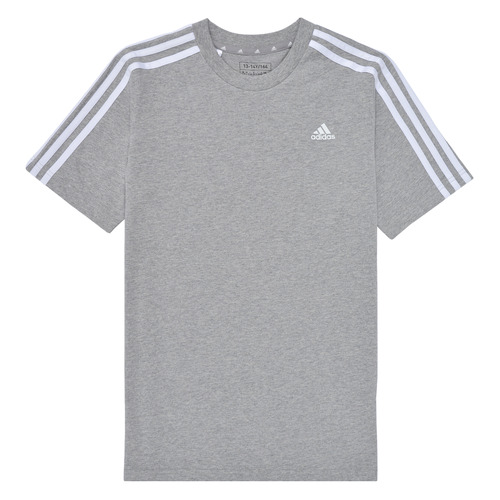 Textiel Kinderen T-shirts korte mouwen Adidas Sportswear U 3S TEE Grijs / Wit