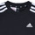 Textiel Kinderen T-shirts korte mouwen Adidas Sportswear LK 3S CO TEE Zwart / Wit
