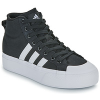 Schoenen Dames Hoge sneakers Adidas Sportswear BRAVADA 2.0 MID PLATFORM Zwart / Wit