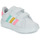 Schoenen Meisjes Lage sneakers Adidas Sportswear GRAND COURT 2.0 CF I Wit / Multicolour