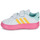 Schoenen Meisjes Lage sneakers Adidas Sportswear GRAND COURT MINNIE CF I Wit / Roze