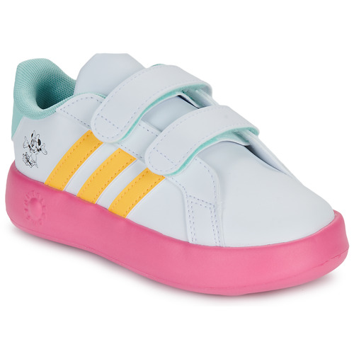 Schoenen Meisjes Lage sneakers Adidas Sportswear GRAND COURT MINNIE CF I Wit