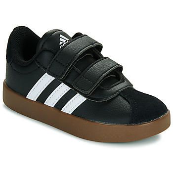 Schoenen Kinderen Lage sneakers Adidas Sportswear VL COURT 3.0 CF I Zwart / Gum