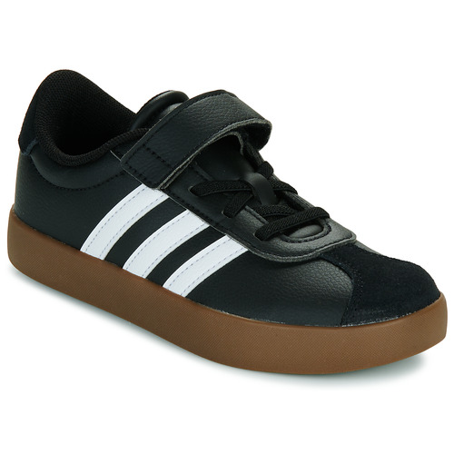 Schoenen Kinderen Lage sneakers Adidas Sportswear VL COURT 3.0 EL C Zwart / Gum