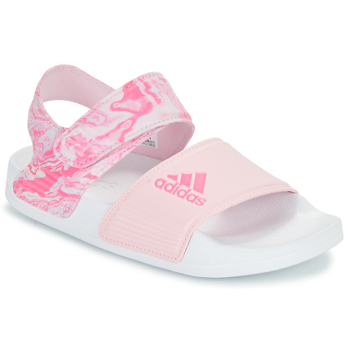 Schoenen Meisjes Sandalen / Open schoenen Adidas Sportswear ADILETTE SANDAL K Roze