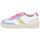 Schoenen Dames Lage sneakers Serafini COURT Wit / Blauw / Roze