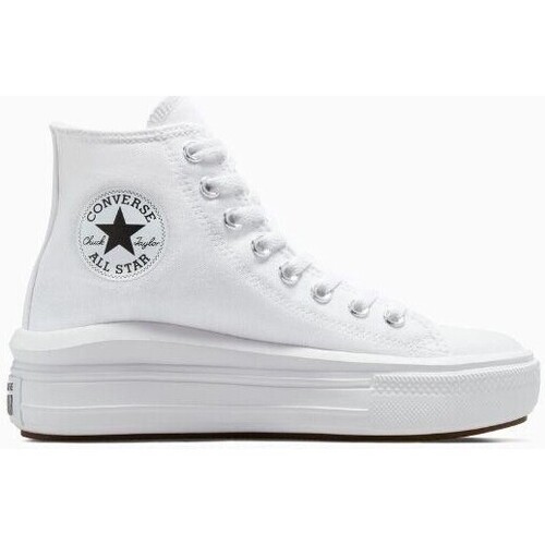 Schoenen Dames Sneakers Converse 568498C CHUCK TAYLOR ALL STAR MOVE Wit