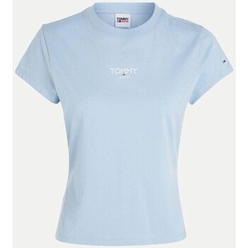 Textiel Dames T-shirts & Polo’s Tommy Hilfiger DW0DW16435C1X Blauw