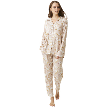 Textiel Dames Pyjama's / nachthemden J&j Brothers JJBDP1000 Multicolour