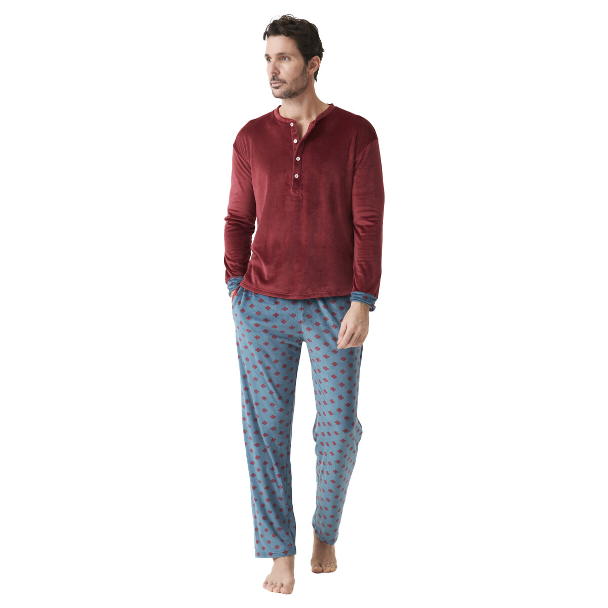 Textiel Heren Pyjama's / nachthemden J&j Brothers JJBDP5400 Multicolour
