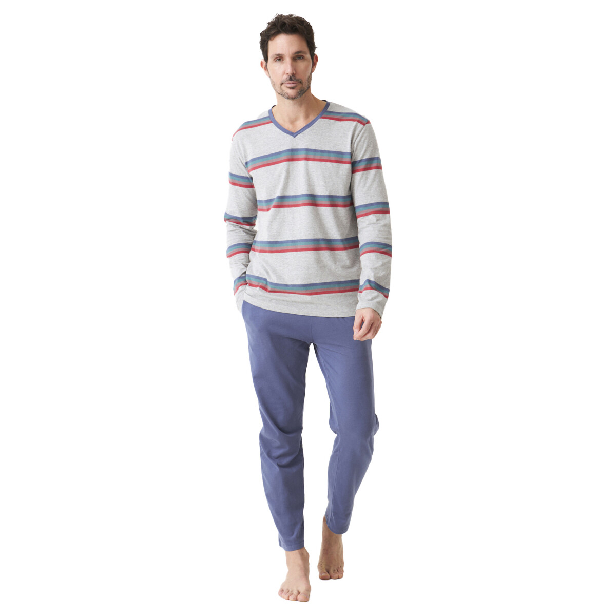 Textiel Heren Pyjama's / nachthemden J&j Brothers JJBDP5600 Multicolour