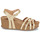 Schoenen Dames Sandalen / Open schoenen YOKONO BARI Goud