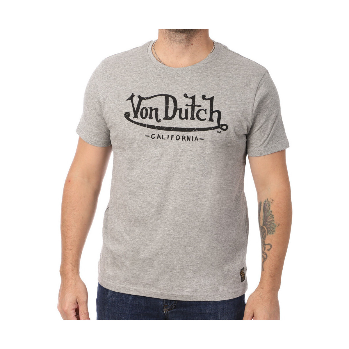 Textiel Heren T-shirts & Polo’s Von Dutch  Grijs