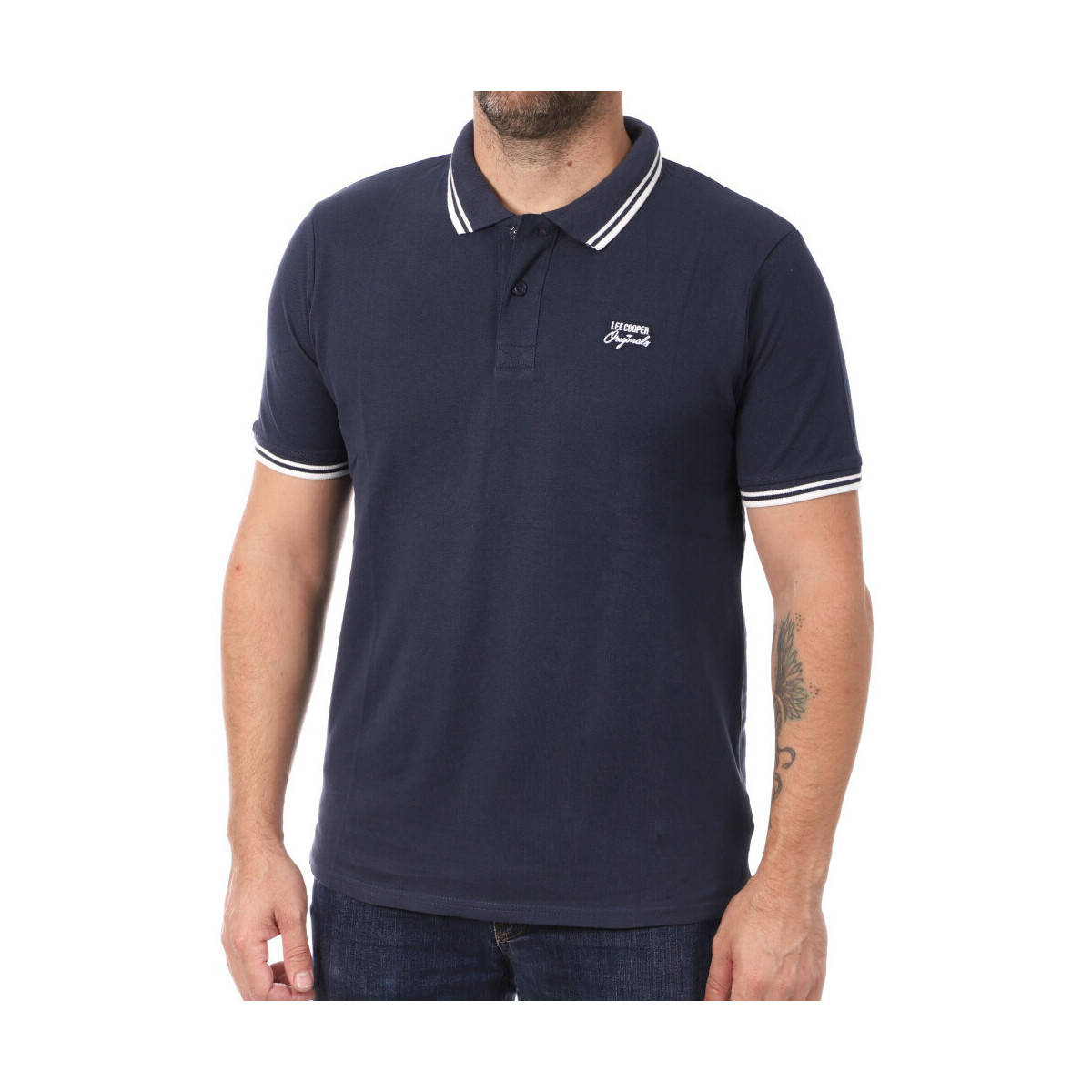 Textiel Heren T-shirts & Polo’s Lee Cooper  Blauw