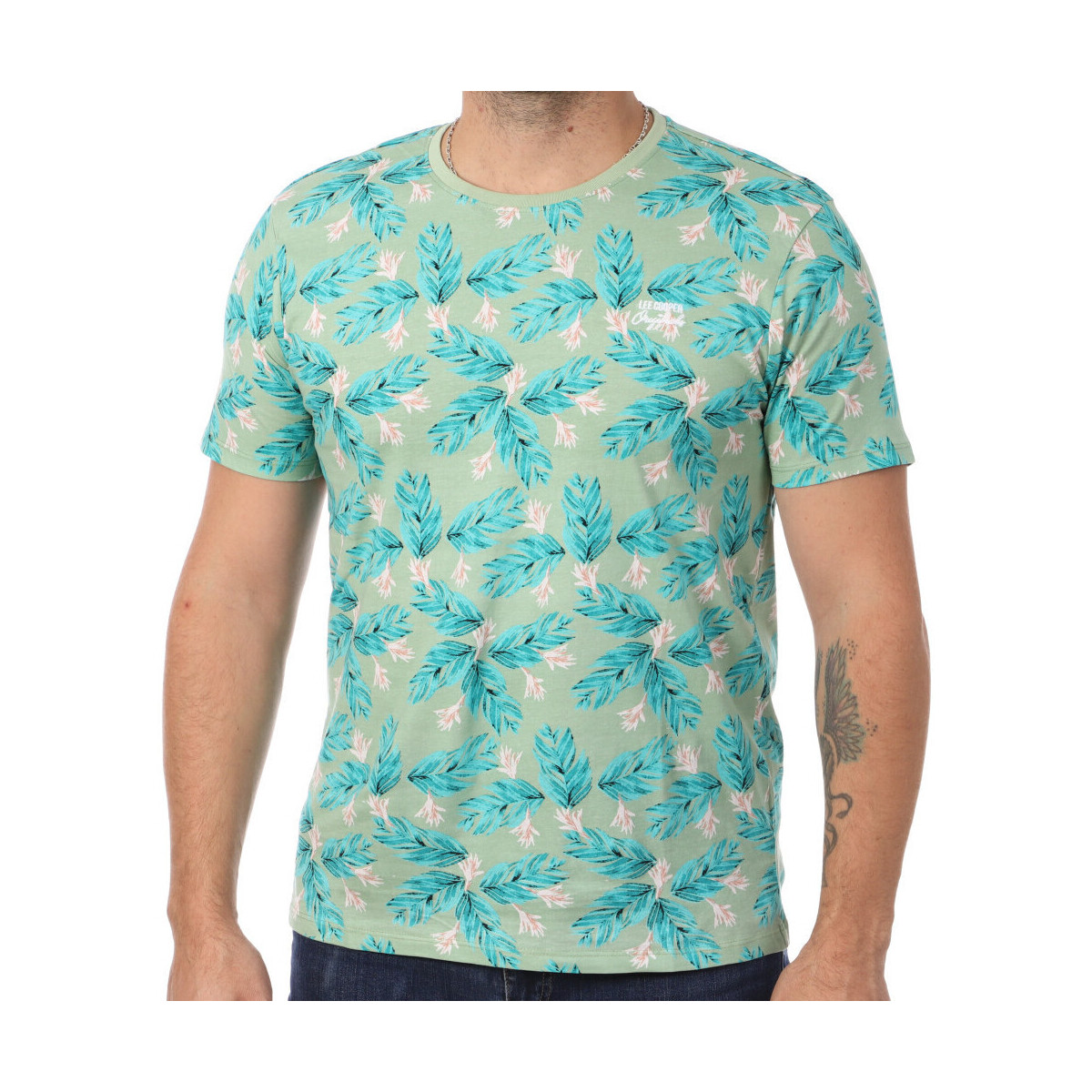 Textiel Heren T-shirts & Polo’s Lee Cooper  Groen