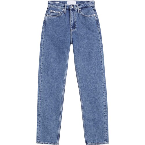 Textiel Dames Jeans Ck Jeans High Rise Straight Blauw