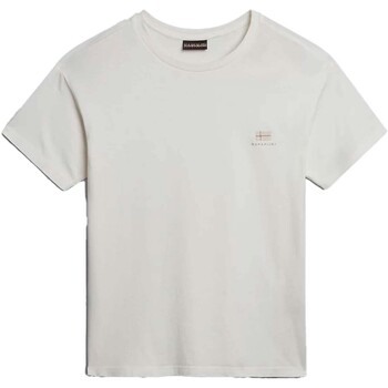 Textiel Dames T-shirts & Polo’s Napapijri T-Shirt  S-Nina Wit