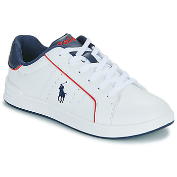Schoenen Kinderen Lage sneakers Polo Ralph Lauren HERITAGE COURT III Wit / Marine / Rood