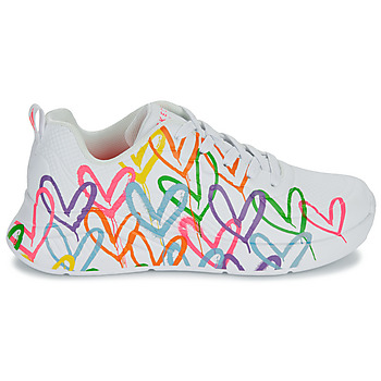 Skechers UNO LITE GOLDCROWN - HEART OF HEARTS Wit / Multicolour