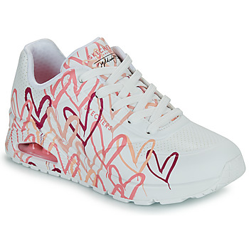 Skechers UNO GOLDCROWN - SPREAD THE LOVE Wit / Rood