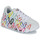 Schoenen Meisjes Lage sneakers Skechers UNO LITE - GOLDCROWN SPREAD THE LOVE Wit / Multicolour