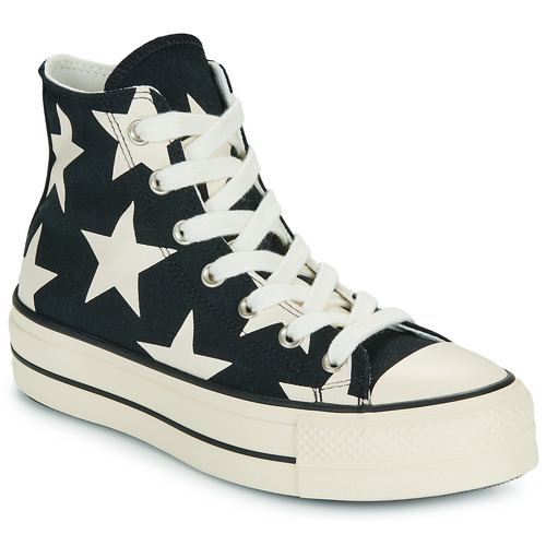 Schoenen Dames Hoge sneakers Converse CHUCK TAYLOR ALL STAR LIFT Zwart / Wit
