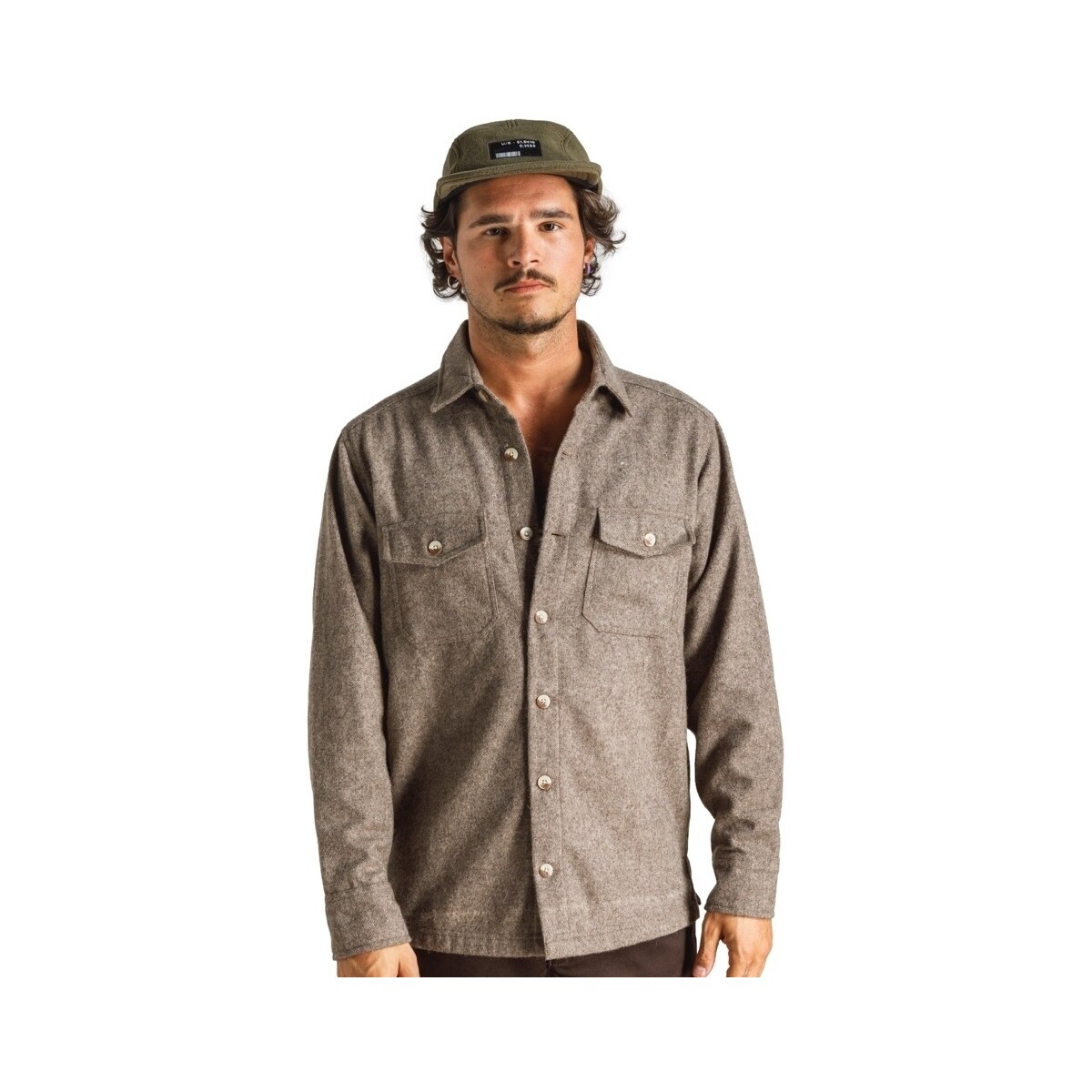 Textiel Heren Overhemden lange mouwen Otherwise Vaughn Overshirt - Brown Brown