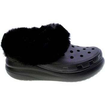 Schoenen Dames Klompen Crocs Sabot Donna Furever Crush Shoe Nero Cr.208446/blk Zwart