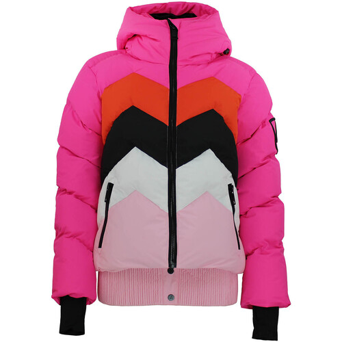 Textiel Dames Dons gevoerde jassen Peak Mountain Doudoune de ski ARULIS Roze