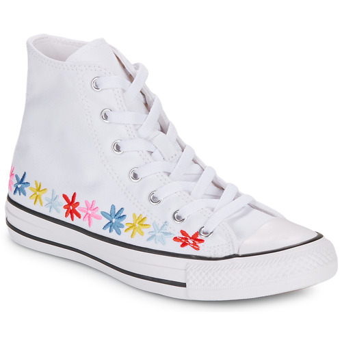 Schoenen Meisjes Hoge sneakers Converse CHUCK TAYLOR ALL STAR Wit / Multicolour