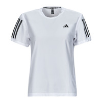 Textiel Dames T-shirts korte mouwen adidas Performance OTR B TEE Wit / Zwart