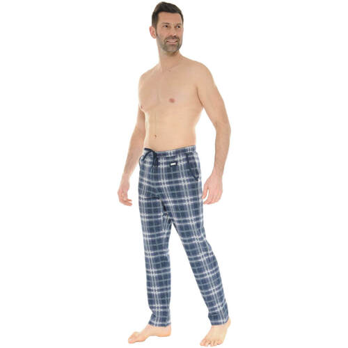 Textiel Heren Pyjama's / nachthemden Pilus BRIEUC Blauw