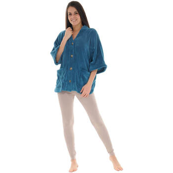 Textiel Dames Pyjama's / nachthemden Christian Cane COLINE Blauw