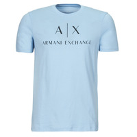 Textiel Heren T-shirts korte mouwen Armani Exchange 8NZTCJ Blauw / Ciel