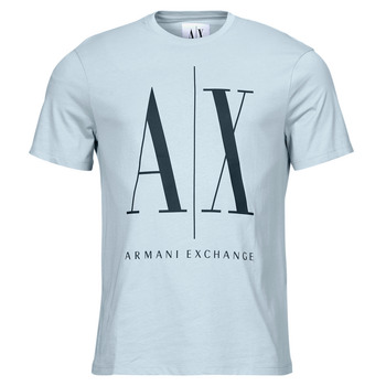 Textiel Heren T-shirts korte mouwen Armani Exchange 8NZTPA Blauw / Ciel