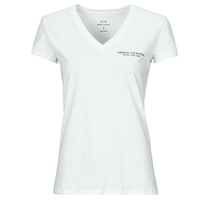 Textiel Dames T-shirts korte mouwen Armani Exchange 8NYT81 Wit