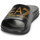 Schoenen Slippers Emporio Armani EA7 CRUSHER DISTANCE SLIDE Zwart / Goud