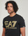 Textiel Heren T-shirts korte mouwen Emporio Armani EA7 TSHIRT 3DPT37 Zwart / Goud