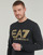 Textiel Heren Sweaters / Sweatshirts Emporio Armani EA7 FELPA 3DPM63 Zwart / Goud
