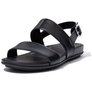Schoenen Dames Sandalen / Open schoenen FitFlop GRACIE LEATHER BACK-STRAP SANDALS ALL BLACK Zwart
