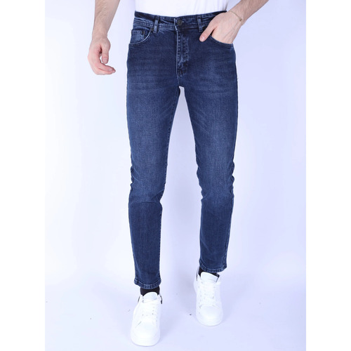 Textiel Heren Skinny jeans True Rise Jeans Broeken Volwassenen Regular Blauw