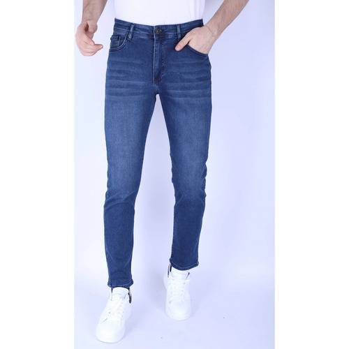 Textiel Heren Skinny jeans True Rise Nette Regular Fit Super Stretch Blauw